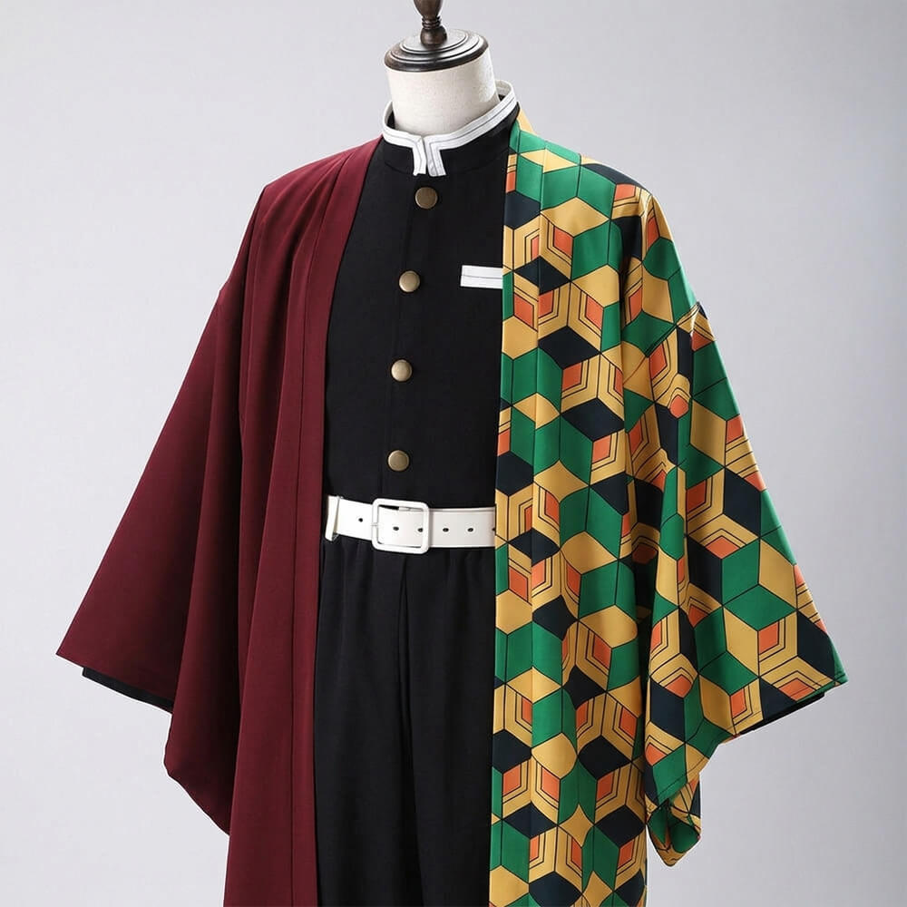 Adult Tomioka Giyuu Uniform Anime Halloween Cosplay Costume Cloak Takerlama In Stock