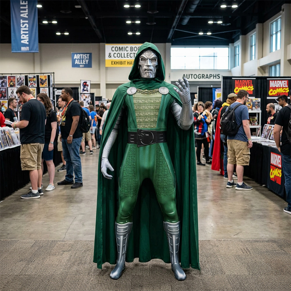 Avengers 5 Doomsday Doctor Doom Halloween Cosplay Costume Mask Takerlama