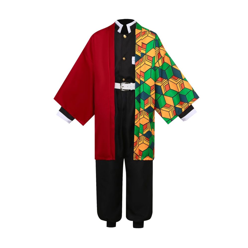 Kids Tomioka Giyuu Uniform Anime Halloween Cosplay Costume Takerlama