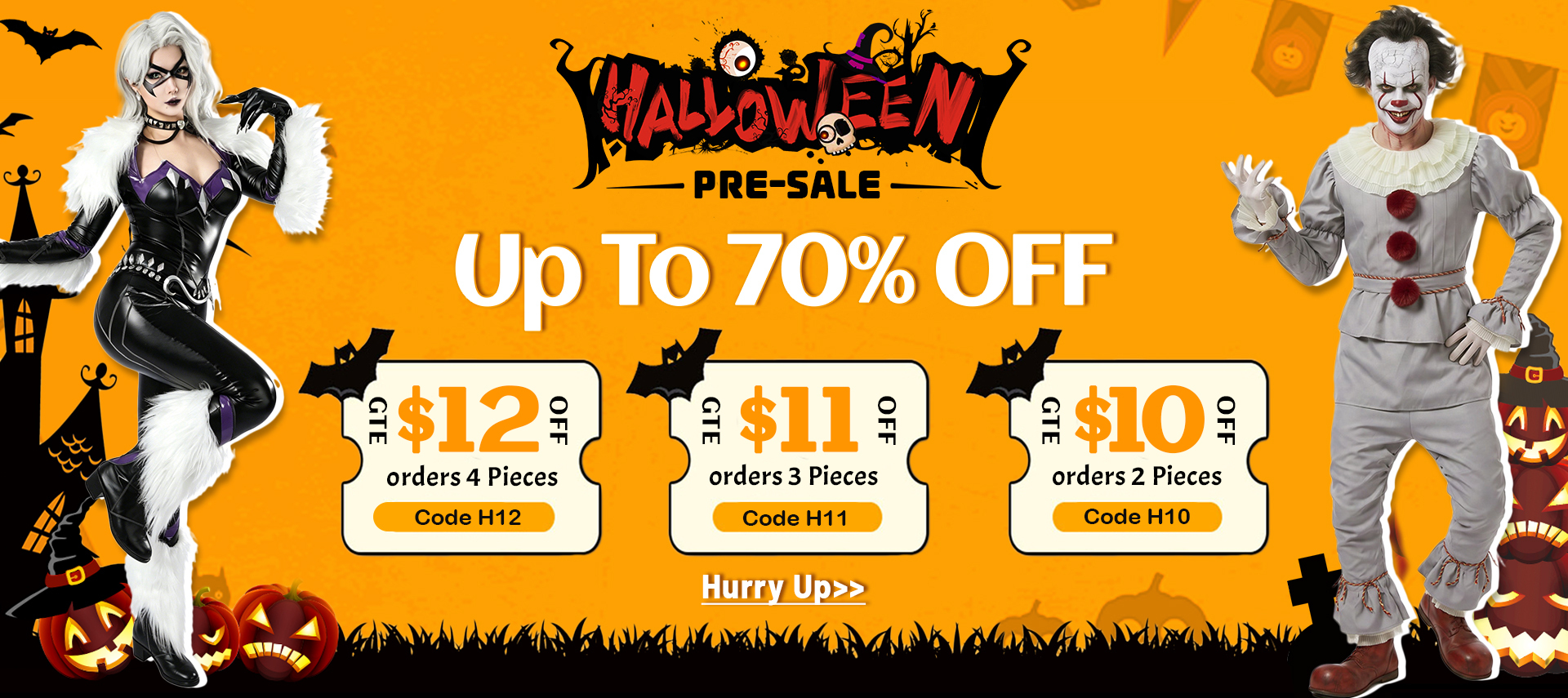 Pre-Halloween SALE! Buy Earlier And Get Best Deals. Up To $30 OFF, International Shipping, Hurry>> 
