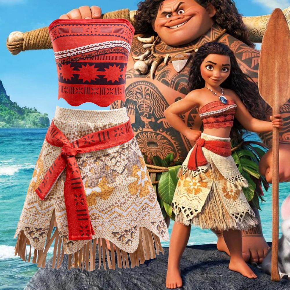Moana 2 Simea Cosplay Costume Kids Moana's Sister Fancy Dress Christmas Gifts Takerlama