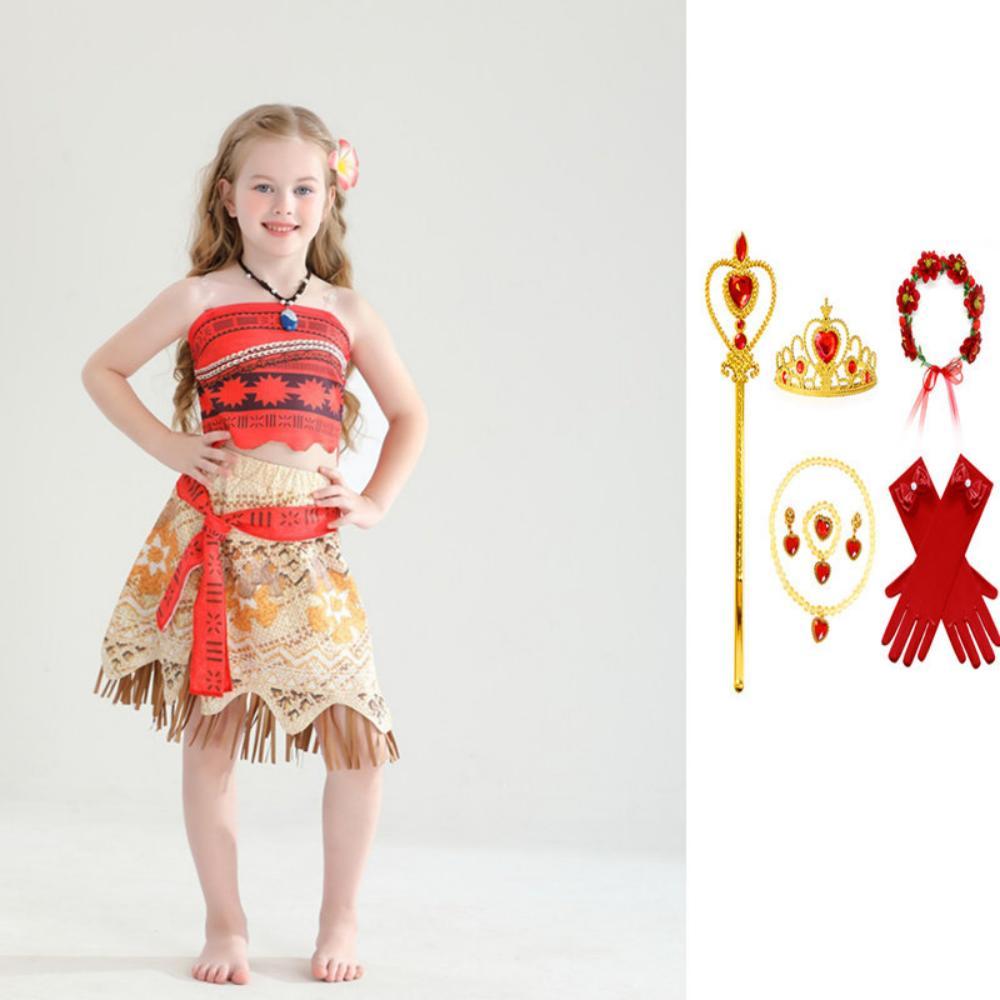 Moana 2 Simea Cosplay Costume Kids Moana's Sister Fancy Dress Christmas Gifts Takerlama