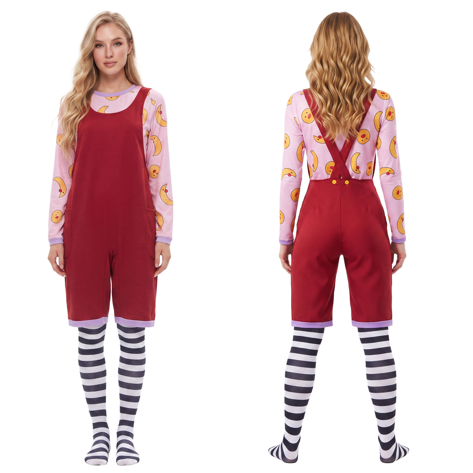 Women Loonette The Clown Halloween Cosplay Costume-The Big Comfy Couch Takerlama