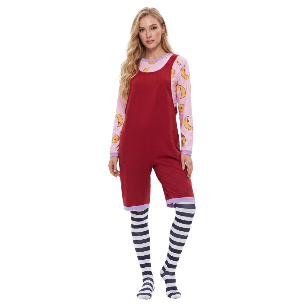 Women Loonette The Clown Halloween Cosplay Costume-The Big Comfy Couch Takerlama