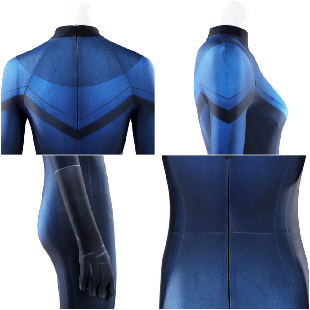 Invisible Woman Sue Storm Cosplay Costume Fantastic Four 2005 Halloween Outfit Takerlama