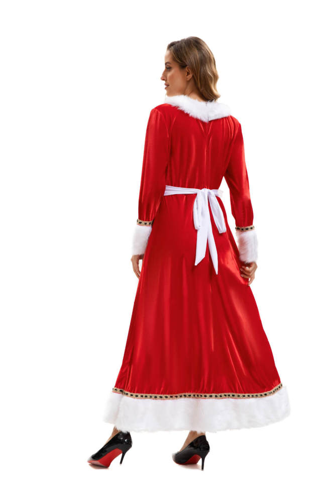 Mrs Claus Maid Cosplay Costume for Women Christmas Party Outfits Gifts For Her In Stock