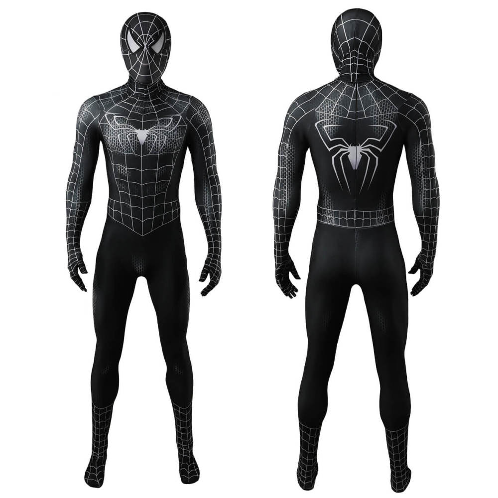 Spider-Man 3 Venom Eddie Brock Halloween Cosplay Costume Kids Adult Takerlama