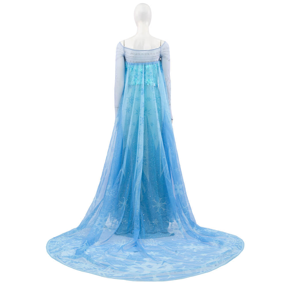 Deluxe Frozen Elsa Snow Queen Cosplay Costume Takerlama