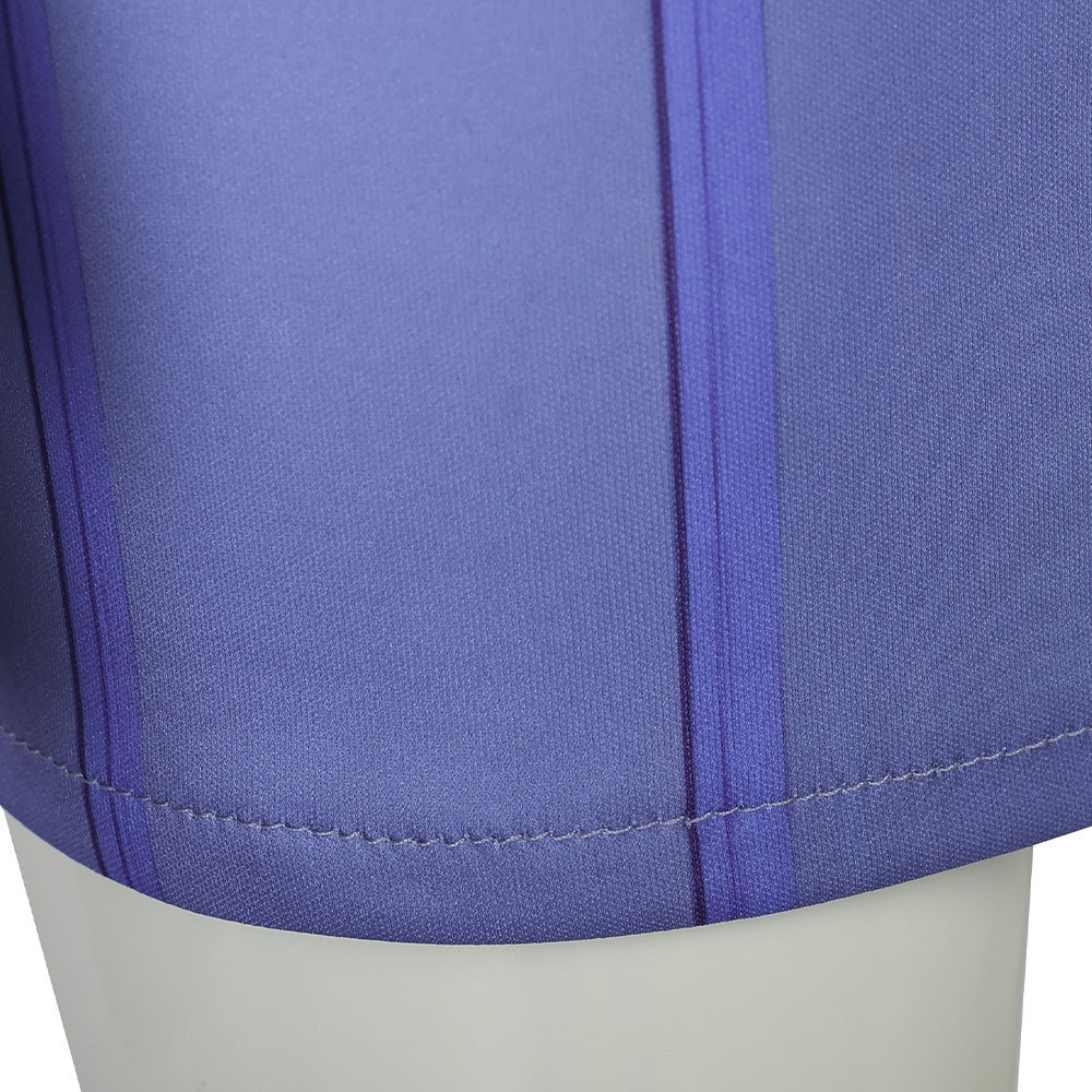 The Fifth 5th Element Zone 2 Stewardess Cosplay Costume Purple Shirt Hat Skirt Takerlama