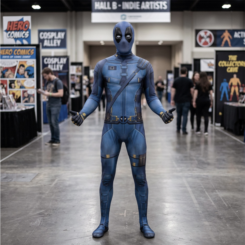 Avengers 5 Doomsday Deadpool X-Force Bodysuit Cosplay Costume Takerlama