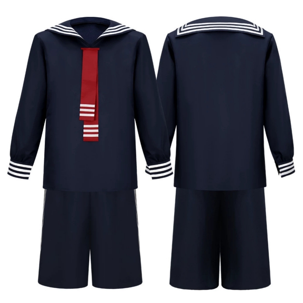 El Chavo Del Ocho Quico Kiko Cosplay Costume Mexican TV Series Navy Shirt Takerlama In Stock