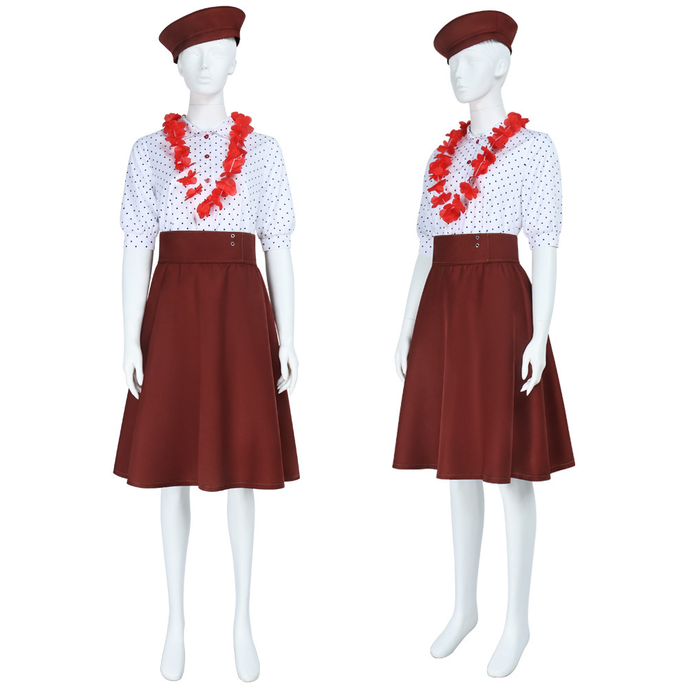 Gustave Baguette Outfit Sophie Cosplay Costume -Clair Obscur: Expedition 33 Takerlama In Stock
