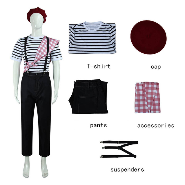 Gustave Baguette Outfit Sophie Cosplay Costume -Clair Obscur: Expedition 33 Takerlama