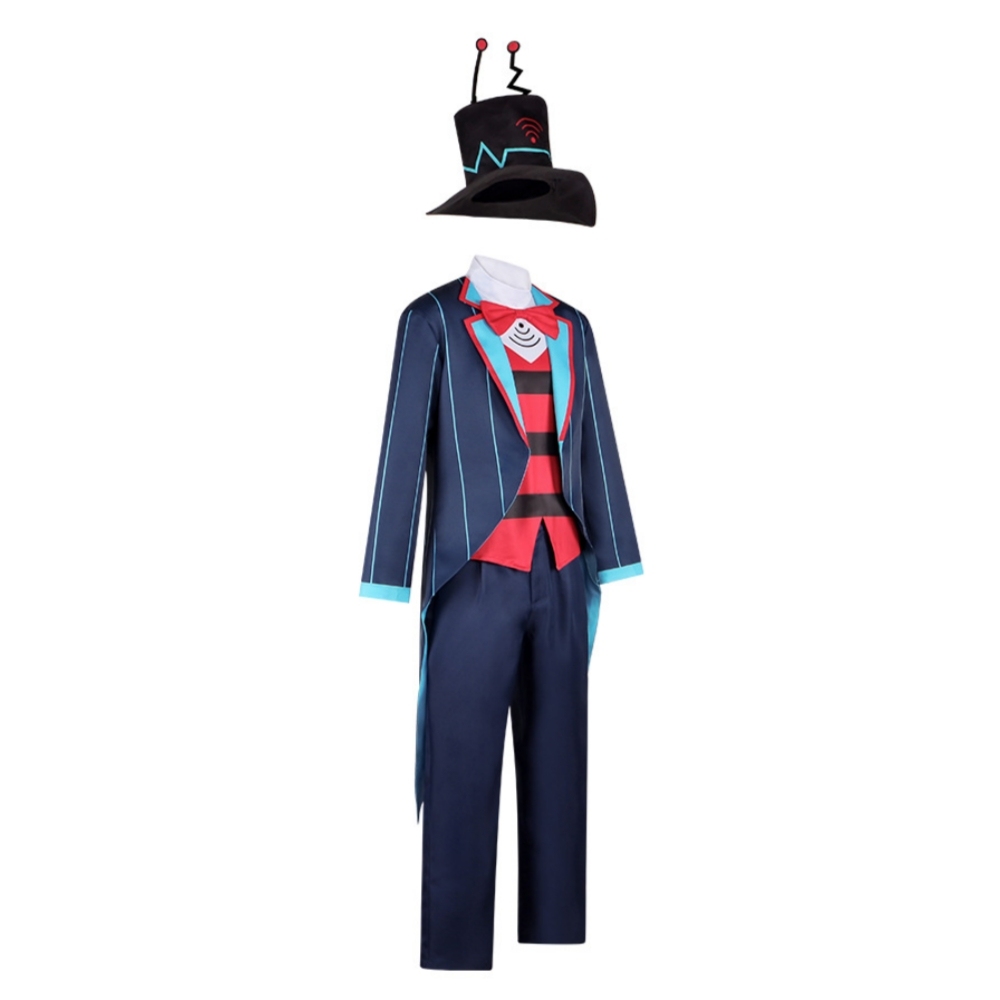 Hazbin Hotel Vox Cosplay Costume HalloweenOutfit Takerlama