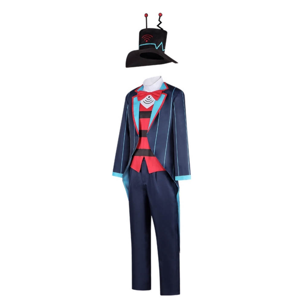 Hazbin Hotel Vox Cosplay Costume HalloweenOutfit Takerlama