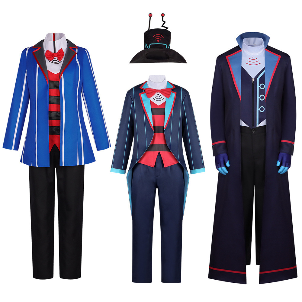 Hazbin Hotel Vox Cosplay Costume Halloween Outfit Adult 3 Styles Takerlama