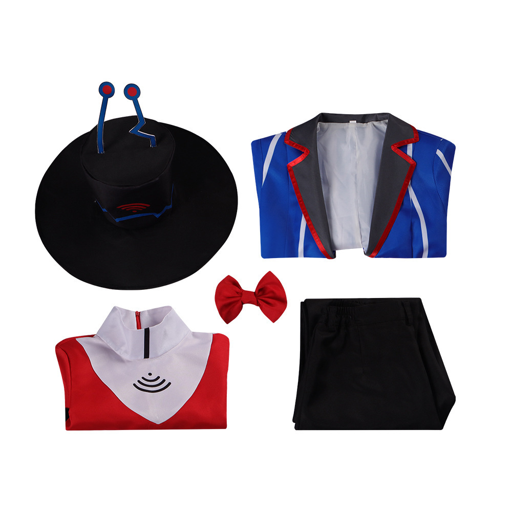 Hazbin Hotel Vox Cosplay Costume Halloween Outfit Adult 3 Styles Takerlama