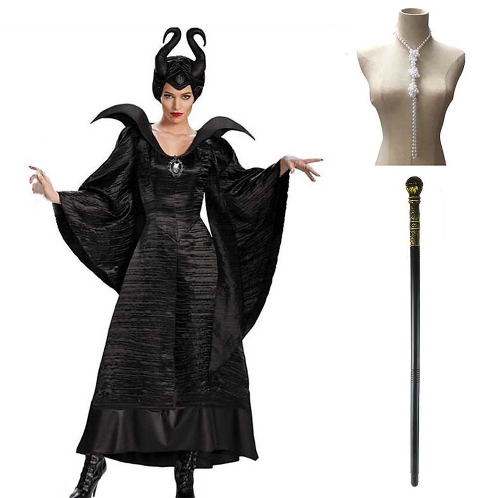 Maleficent Halloween Christening Gown Sorceress Costume Takerlama In Stock