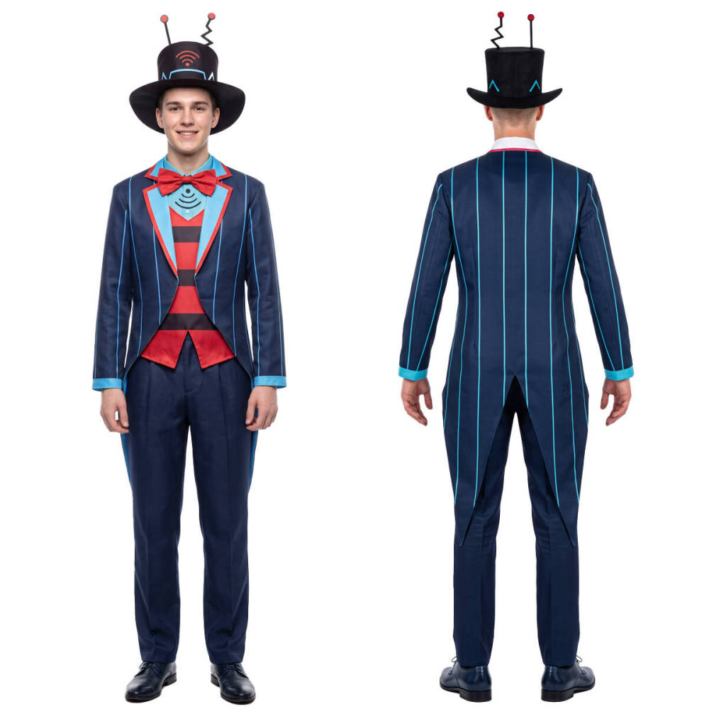 Hazbin Hotel Vox Cosplay Costume Halloween Outfit Adult 3 Styles Takerlama