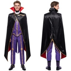 Anime Code Geass Lelouch of the Rebellion Lelouch Lamperouge Lelouch vi Britannia Zero Cosplay Costume in stock