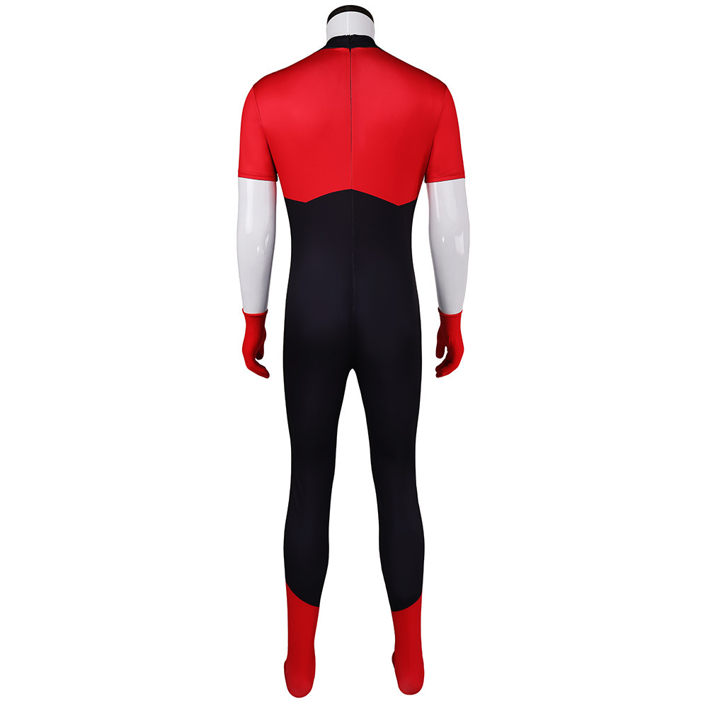 Invincible Oliver Grayson Cosplay Costume Superhero Red Jumpsuit Takerlama In Stock