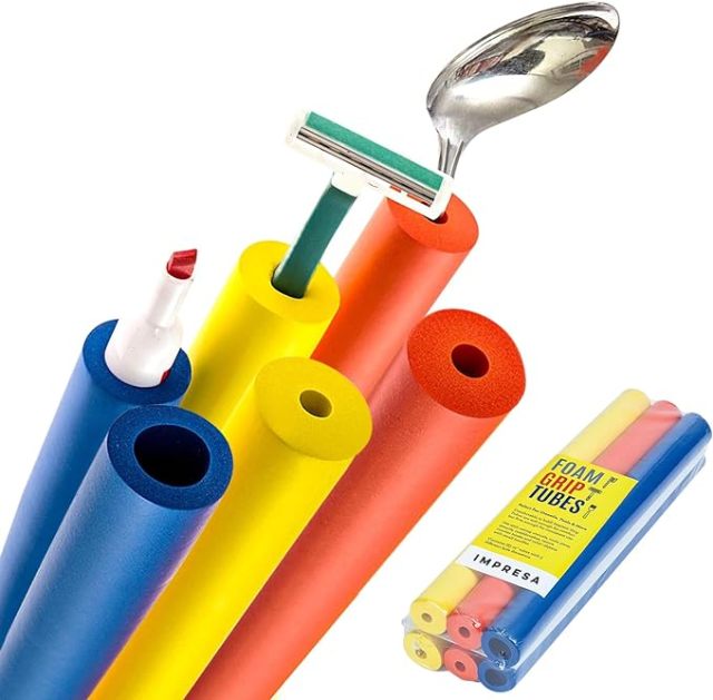 Foam Grip Tubing/Foam Tubing - 3 Sizes - Ideal Grip Aid for Utensils, Tools and More