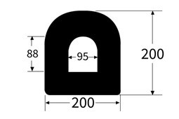 D-Section Rubber Buffers