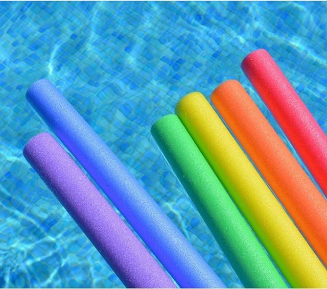 Hollow Pool Noodles Bulk 39 inch Bright Foam Swim Noodles Large Pool Floats Toys for Adults and Kids Foam Water Noodles for Swimming Floating and Craft Projects