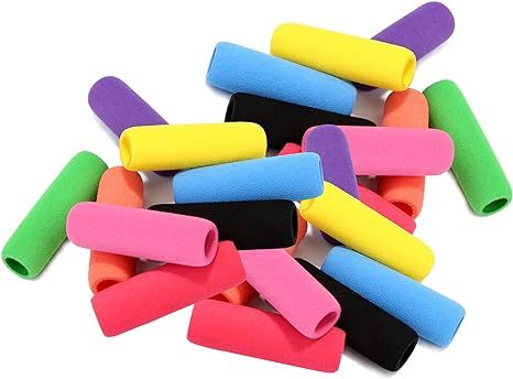 Pencil Holders Writing Aid Pencil Holder for Kids Students, Assorted Colors, 1.57 Inches Long