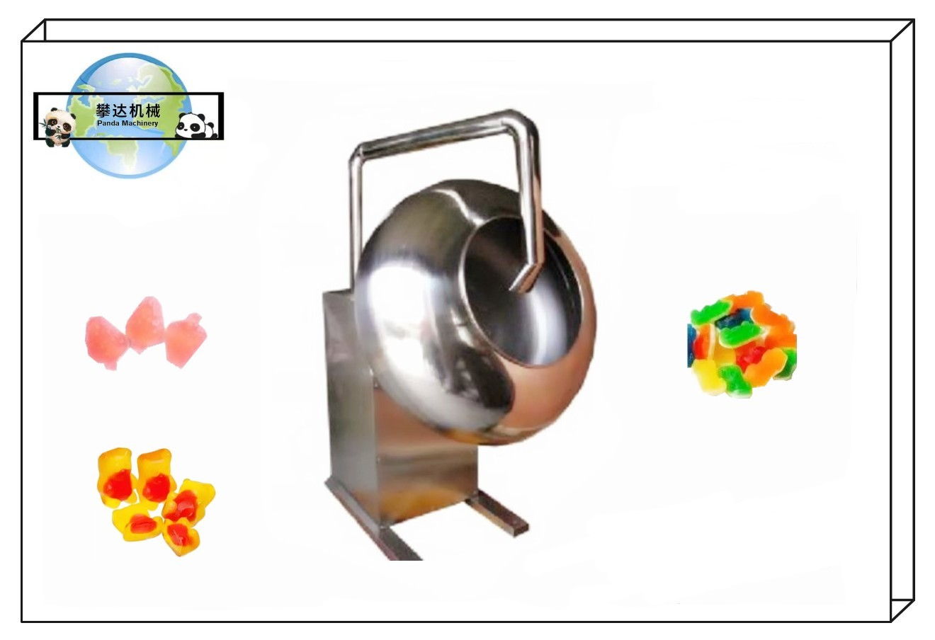 MACHINE DE POLISSAGE DE BONBONS GUMMY,MACHINE DE POLISSAGE DE BONBONS GUMMY,Shanghai Panda Machinery Co., Ltd.