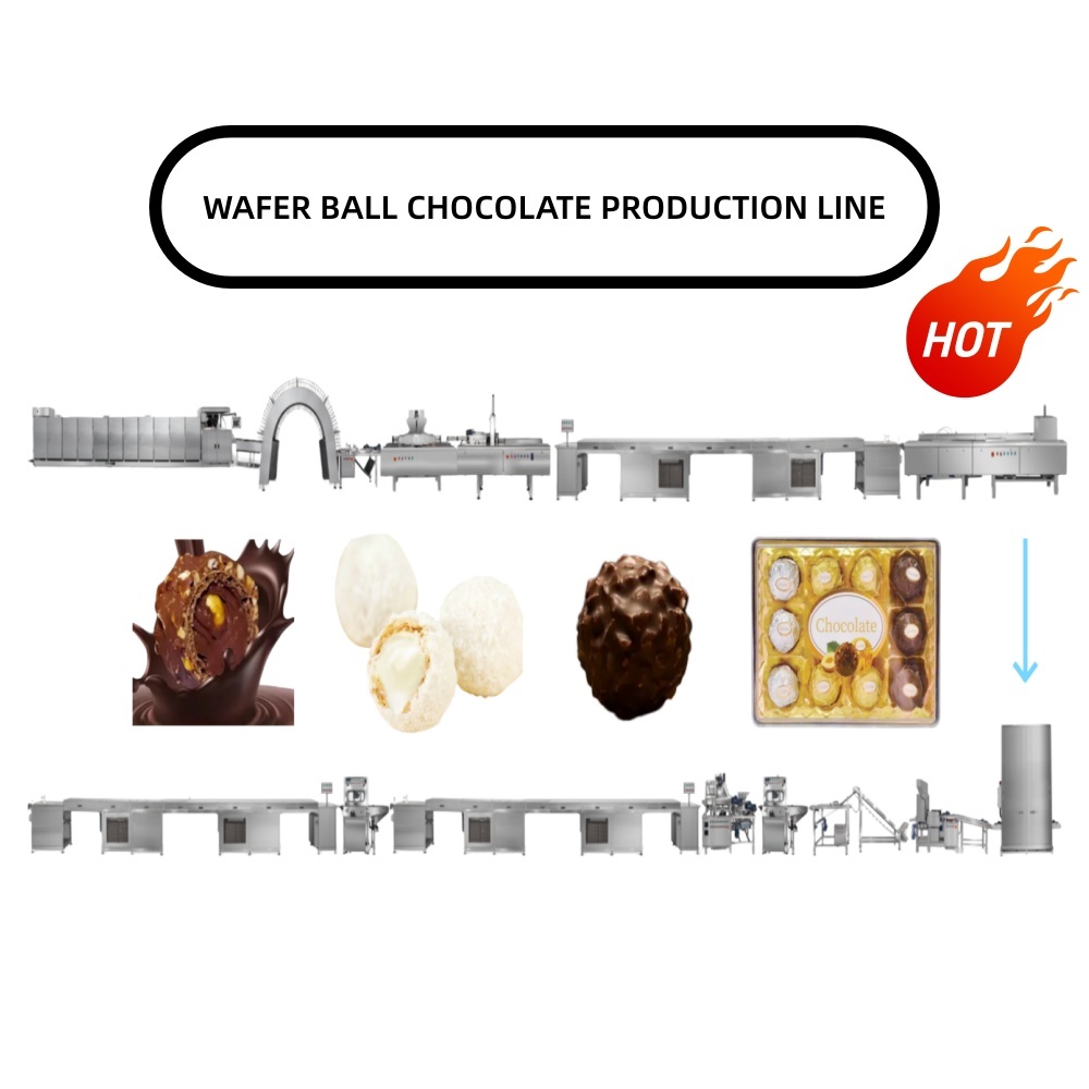 WAFER BALL CHOCOLATE PRODUCTION LINE,WAFER BALL CHOCOLATE PRODUCTION LINE,Shanghai Panda Machinery Co., Ltd.
