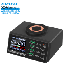 Honfly EP-TA845 15w wireless charger phone charger fast charging cable type c for samsung s22 45w 30w 20w super fast charger