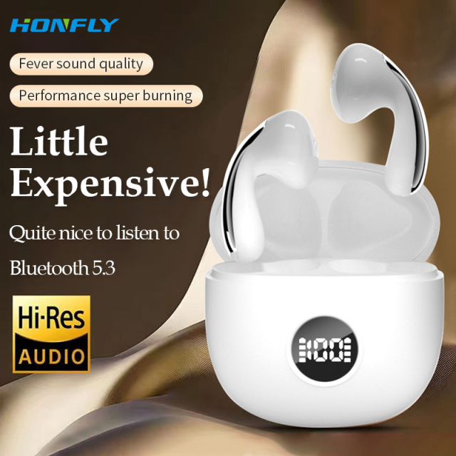 Honfly New semi-in-ear wireless Bluetooth headset LX04 sports running high-quality long-lasting noise-cancelling headset