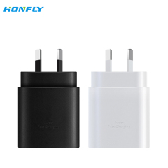 Honfly mobile phone charger 25W PD Quick charge for samsung Note 10 fast charger for Samsung TA800 charger charging cable type c