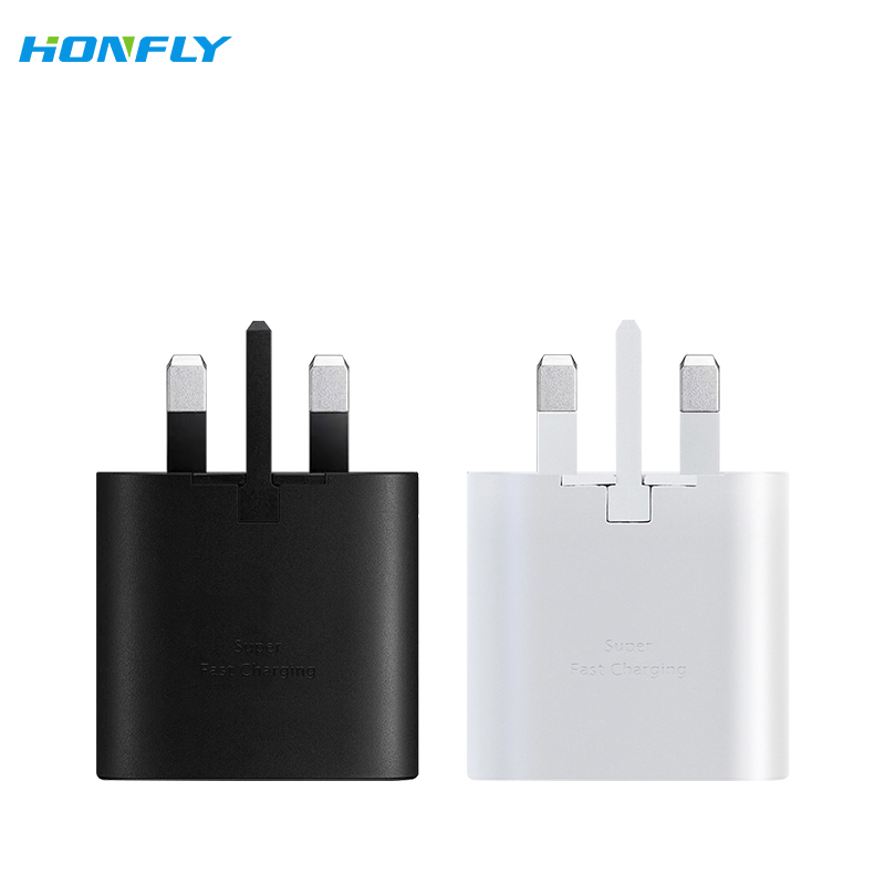 Honfly mobile phone charger 25W PD Quick charge for samsung Note 10 fast charger for Samsung TA800 charger charging cable type c