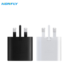 Honfly mobile phone charger 25W PD Quick charge for samsung Note 10 fast charger for Samsung TA800 charger charging cable type c