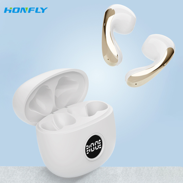 Honfly New semi-in-ear wireless Bluetooth headset LX04 sports running high-quality long-lasting noise-cancelling headset