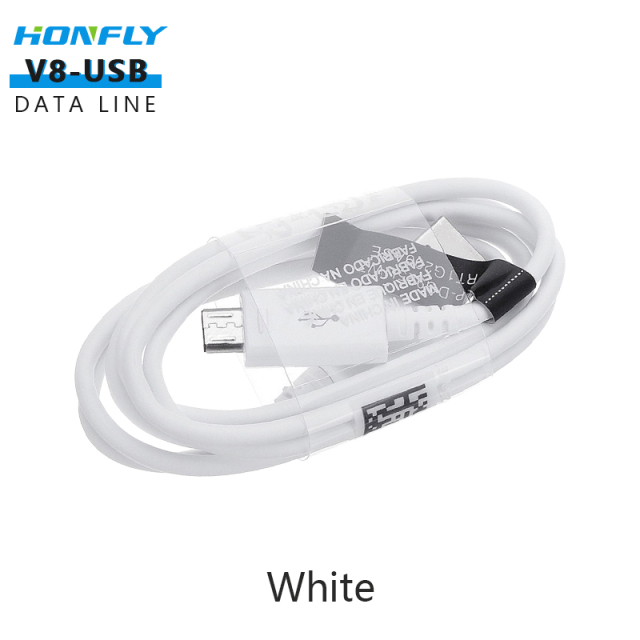 Honfly Wholesale hight quality v8 data cables for Samsung Galaxy S6 usb Cable 1M 1.2M 1.5M 2A Fast Charge Data Line
