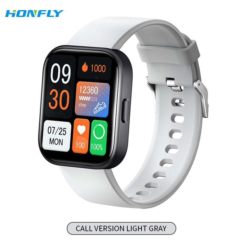 Honfly GTS6 smart watch Bluetooth call smart watch heart rate blood oxygen blood sugar detection sports watch