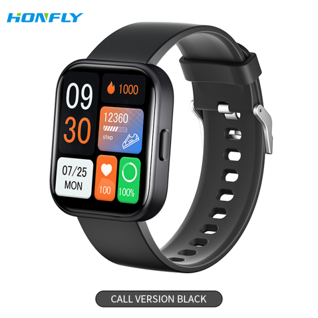 Honfly GTS6 smart watch Bluetooth call smart watch heart rate blood oxygen blood sugar detection sports watch