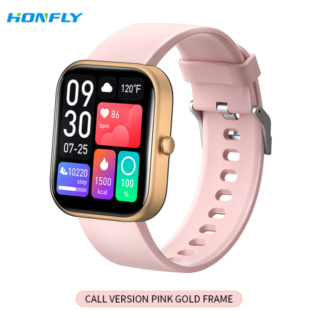 Honfly Fashion Wearable Body Fitness Tracker Electric GTS5 Watch Women's Smart Dial Phone Men's Sports Watch