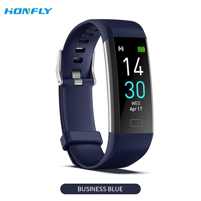Honfly S5 women's sports bracelet Bluetooth call measurement body temperature blood pressure fitness heart rate step monitoring reminder healthy men's smart watch