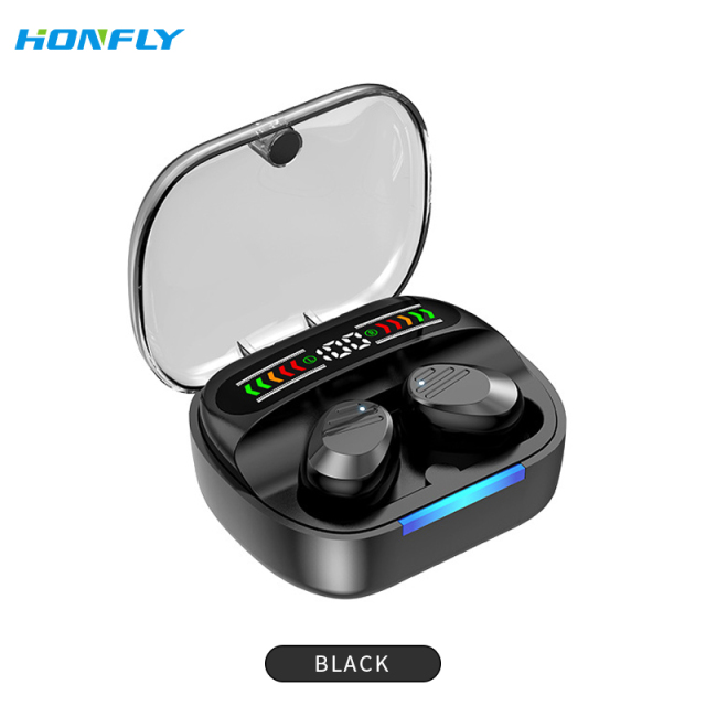 Honfly M12 wireless Bluetooth headset tws binaural sports running in-ear touch stereo smart headset
