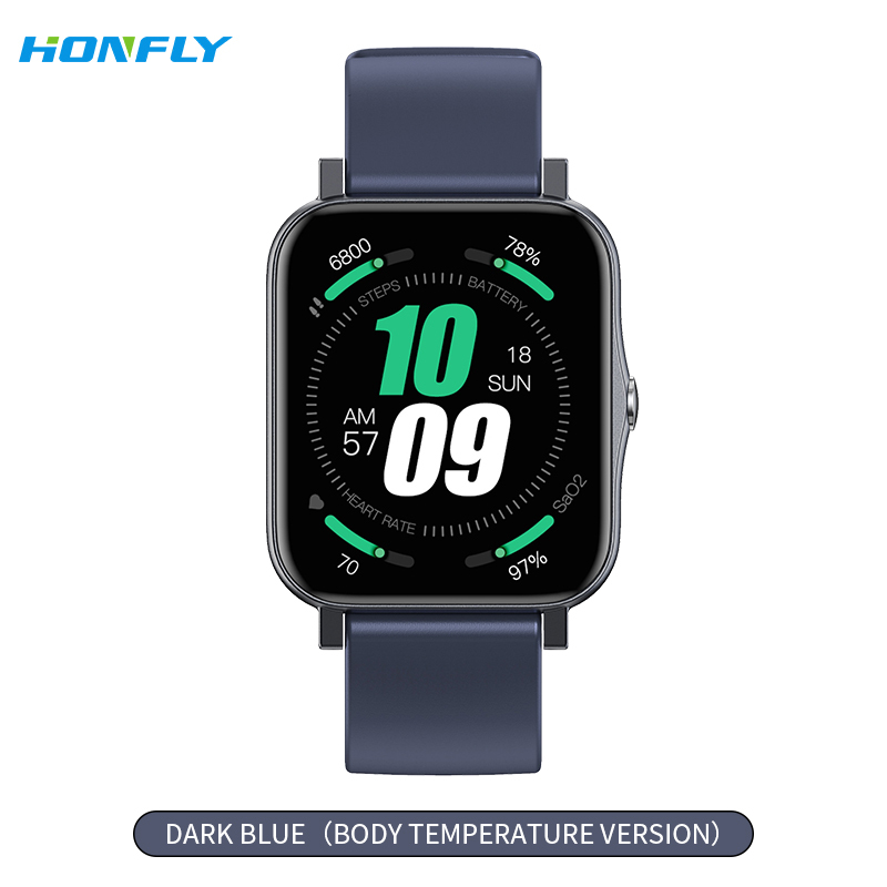 Honfly S80 Pro ultra-thin IP68 waterproof smart watch, healthy body temperature, sleep, cross-border new product, sports square screen smart watch