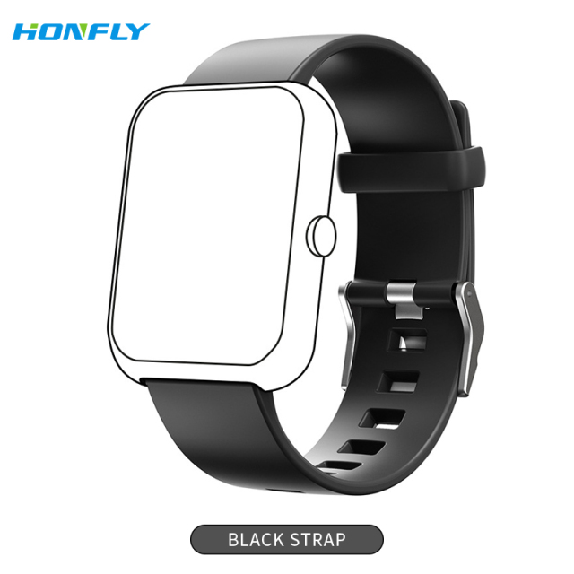 Honfly S20 watch strap bracelet watch waterproof, wear-resistant, dirt-resistant, soft Morandi fashion silicone strap