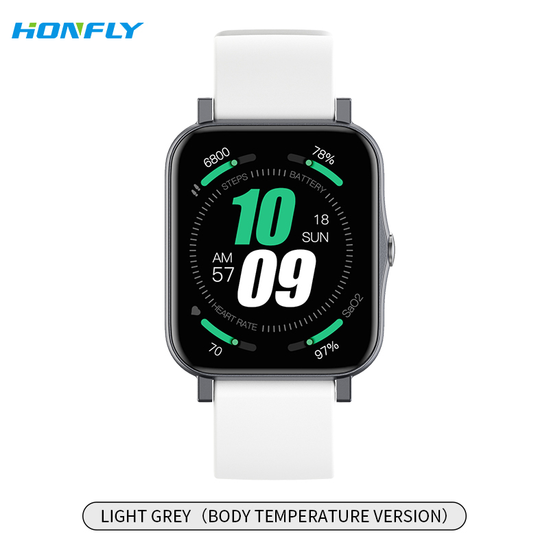 Honfly S80 Pro ultra-thin IP68 waterproof smart watch, healthy body temperature, sleep, cross-border new product, sports square screen smart watch