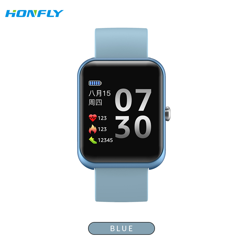 Honfly S20 girls smart bracelet reminds to take pictures, step counting, heart rate, sleep monitoring, Bluetooth sports men's smart watch