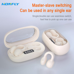 Honfly LX01 LX02 ear clip wireless earphones, non-in-ear noise reduction sports tws bone conduction Bluetooth headset