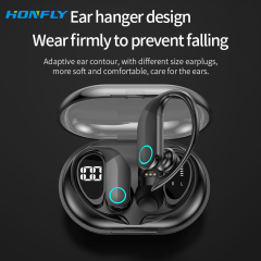 Honfly Wholesale G37 Sports Bluetooth headset Over-Ear Waterproof Headphones Battery Display