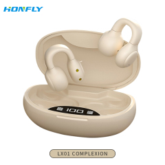 Honfly LX01 LX02 ear clip wireless earphones, non-in-ear noise reduction sports tws bone conduction Bluetooth headset
